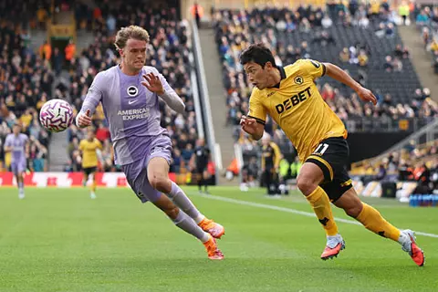 برايتون يحرم وولفرهامبتون من الفوز الأول في الدوري الإنجليزي